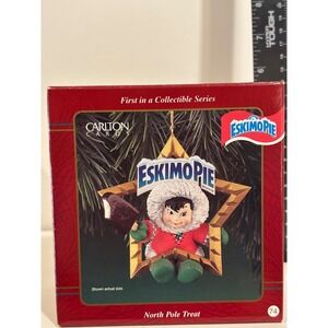 Carlton Cards Eskimo Pie Ornament North Pole Treat First in Collectible‎ Series